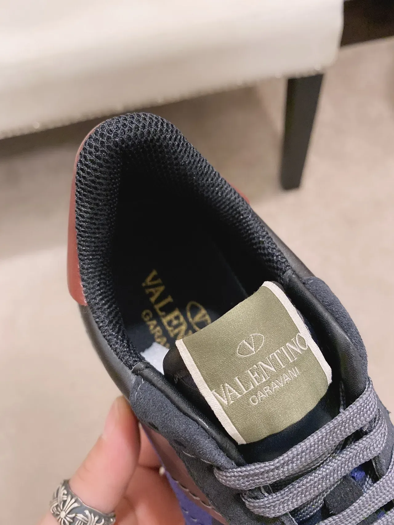 Valentino Rockstud Runner Camo Print Lifestyle Sneakers 5