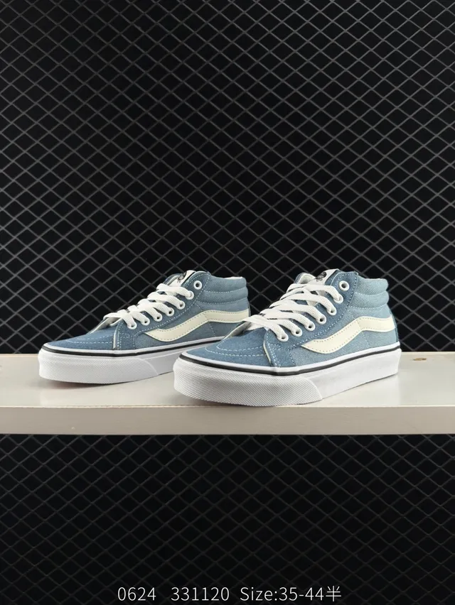 Vans Sk8-Mid Denim Blue Mid-Top tênis de skate 2