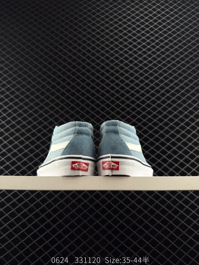 Vans Sk8-Mid Denim Blue Mid-Top tênis de skate 3
