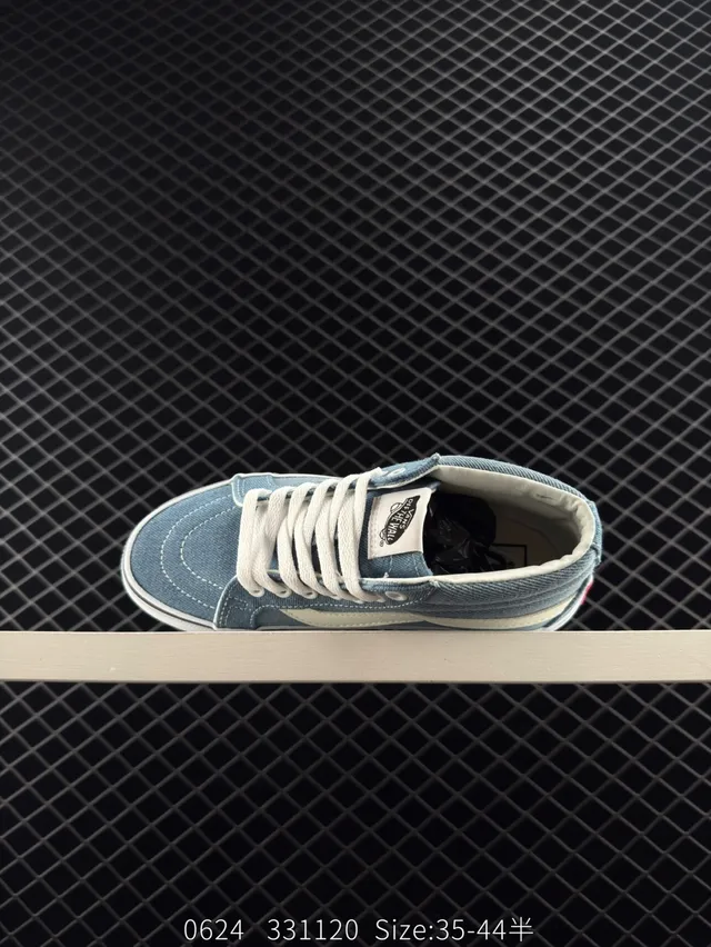 Vans Sk8-Mid Denim Blue Mid-Top tênis de skate 4