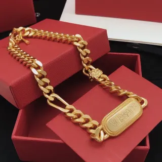 Versace Chain Reaction সোনালি Curb-Figaro লিংক হার