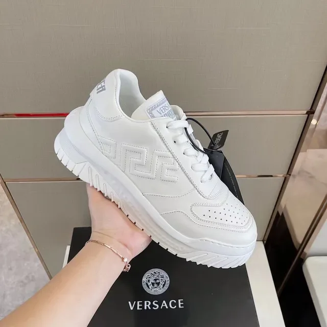 Versace Odissea Tênis Lifestyle Brancos Monocromáticos 6