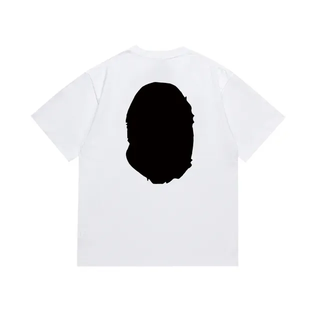 A Bathing Ape 猿人头图案黑色T恤 6