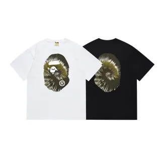 تيشيرت جرافيك A Bathing Ape رأس القرد تاي داي