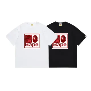 A Bathing Ape Box Logo Camo Graphic T-Shirt