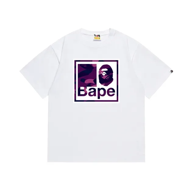 A Bathing Ape Box Logo迷彩图案T恤 3