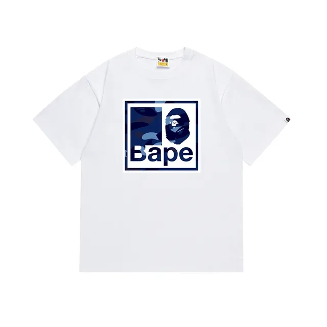 A Bathing Ape Box Logo迷彩图案T恤 6