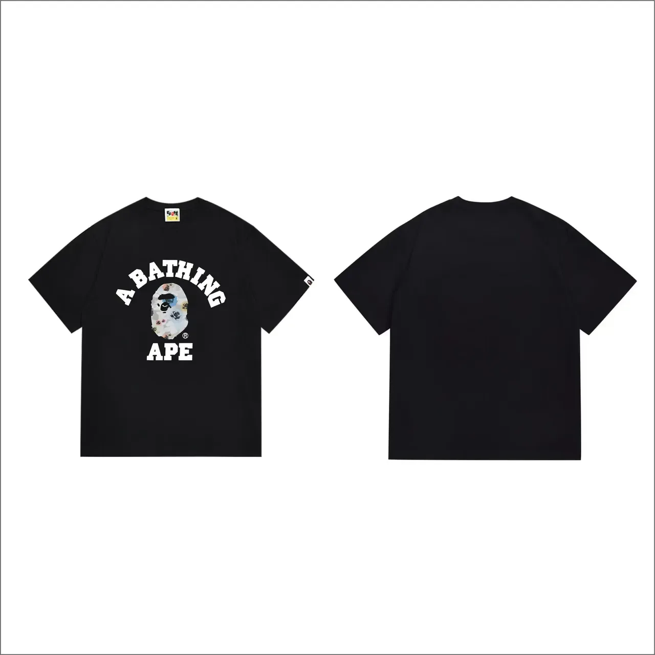 A Bathing Ape Graphic-Print Black T-Shirt 4