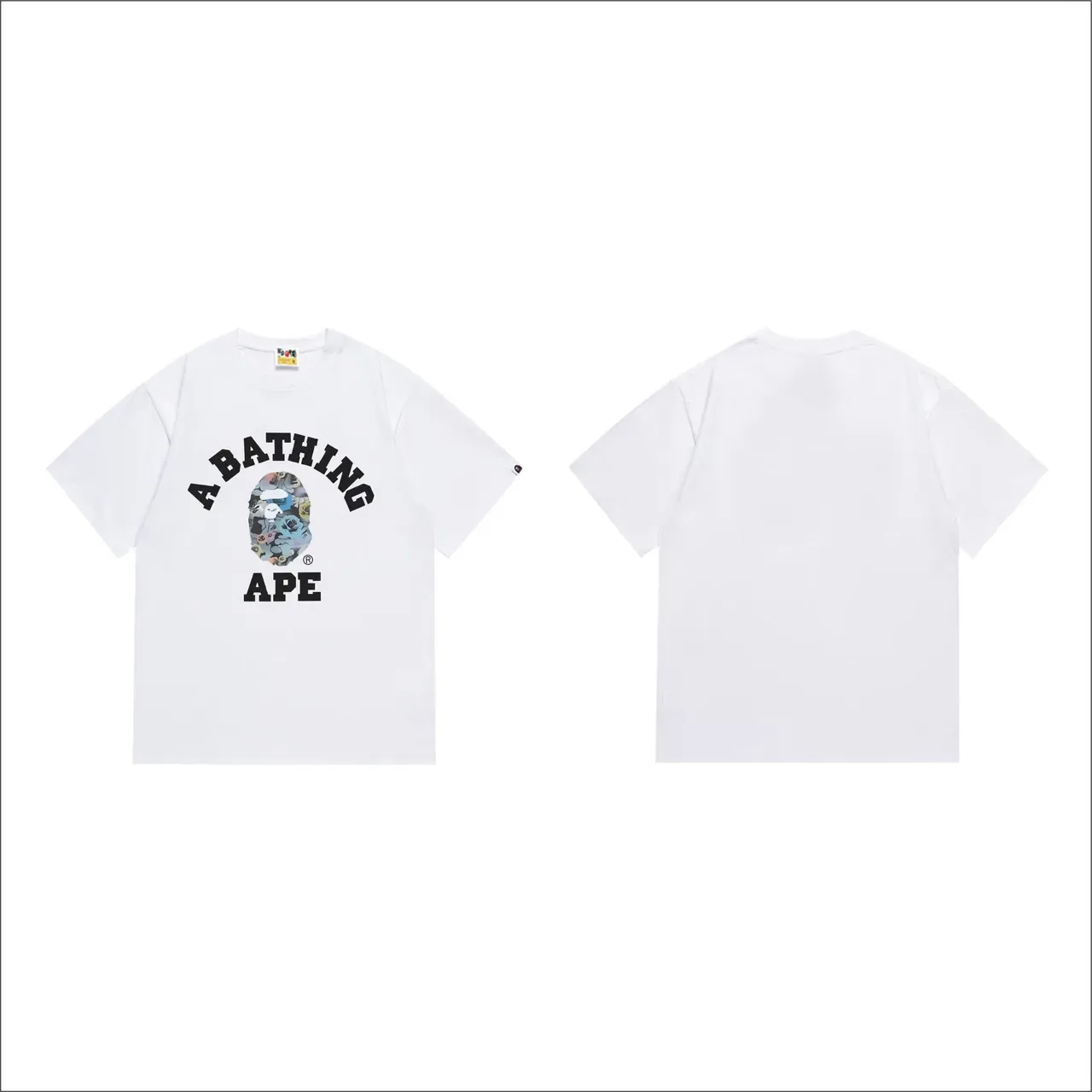 A Bathing Ape Graphic-Print Black T-Shirt 7