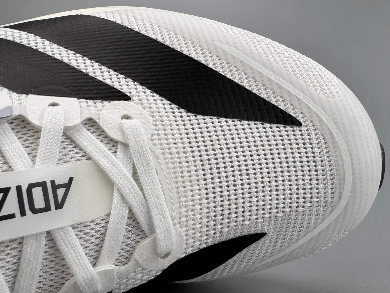 أديداس أديزيرو بوسطن 13 White Black أحذية جري 3