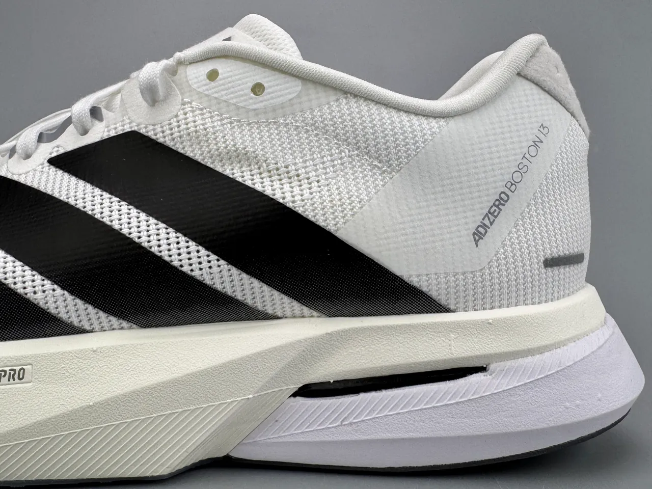 أديداس أديزيرو بوسطن 13 White Black أحذية جري 8