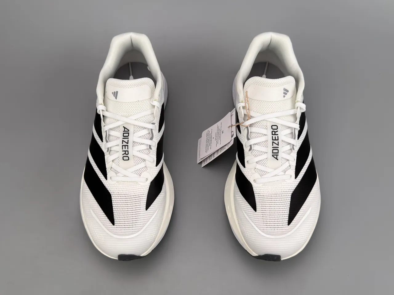 أديداس أديزيرو بوسطن 13 White Black أحذية جري 10
