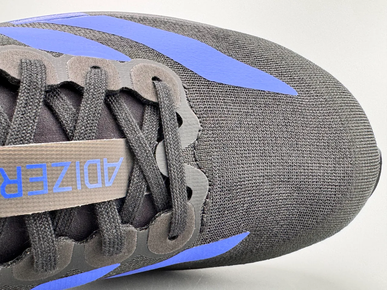 Adidas Adizero Evo.S কালো এবং নীল দৌড়ের জুতো 2