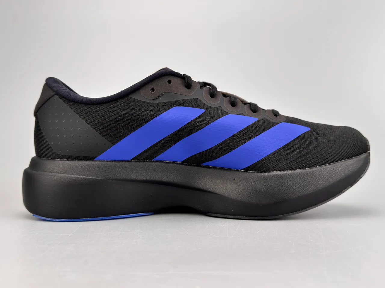 Adidas Adizero Evo.S কালো এবং নীল দৌড়ের জুতো 10