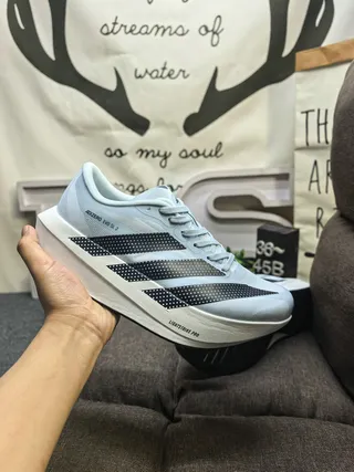 Adidas Adizero Evo SL 2 أحذية جري أزرق فاتح أسود 5