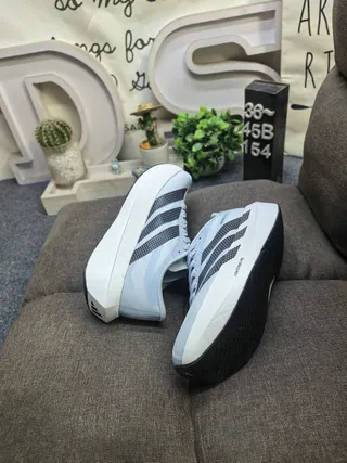 Adidas Adizero Evo SL 2 أحذية جري أزرق فاتح أسود 6