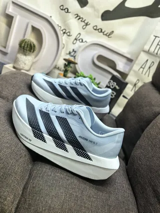 Adidas Adizero Evo SL 2 أحذية جري أزرق فاتح أسود 7