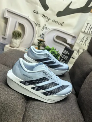 Adidas Adizero Evo SL 2 أحذية جري أزرق فاتح أسود 9