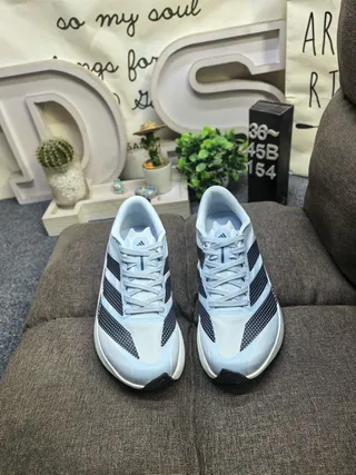 Adidas Adizero Evo SL 2 أحذية جري أزرق فاتح أسود 10