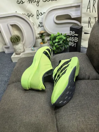 Adidas Adizero Evo SL نيون ليم أخضر أسود أحذية أسلوب حياة 6
