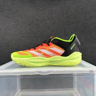 Adidas Adizero Neon Lime Green Orange Black Basketball Shoes