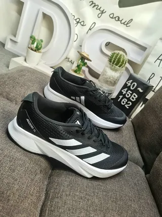 Adidas Adizero SL White Black दौड़ने वाले जूते 9