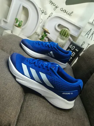 Adidas Adizero SL White Black दौड़ने वाले जूते 17