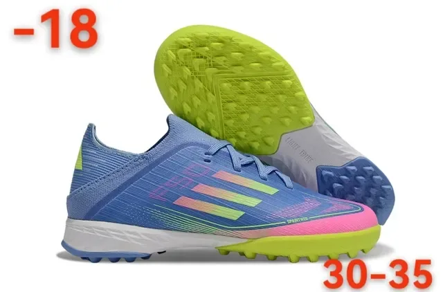 Adidas Beige Orange Knit Upper Three-Stripe Branding Turf Soccer Shoes 11