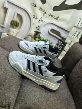 Adidas Tênis Lifestyle Preto Azul Low-Top com Painéis Laterais Listrados 7