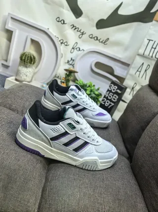 Adidas Tênis Lifestyle Preto Azul Low-Top com Painéis Laterais Listrados 9