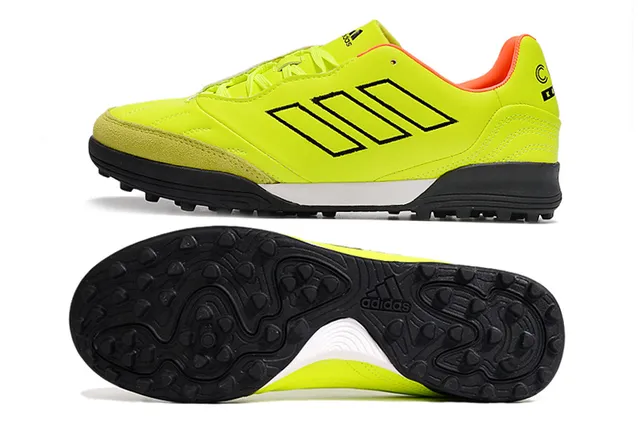 Adidas Copa Pure Jaune Néon Noir Chaussures de Football Turf 8