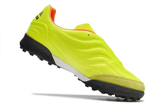 Adidas Copa Pure Jaune Néon Noir Chaussures de Football Turf 9