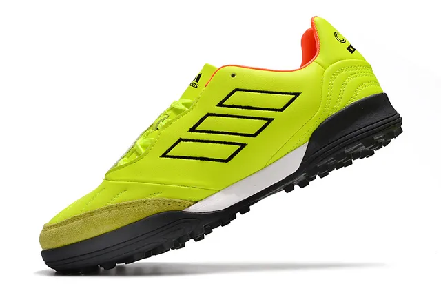 Adidas Copa Pure Jaune Néon Noir Chaussures de Football Turf 10