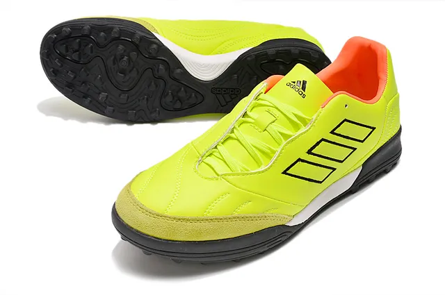 Adidas Copa Pure Jaune Néon Noir Chaussures de Football Turf 12