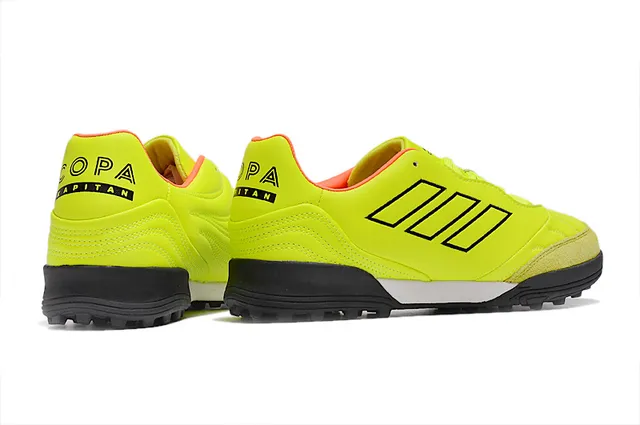 Adidas Copa Pure Jaune Néon Noir Chaussures de Football Turf 13
