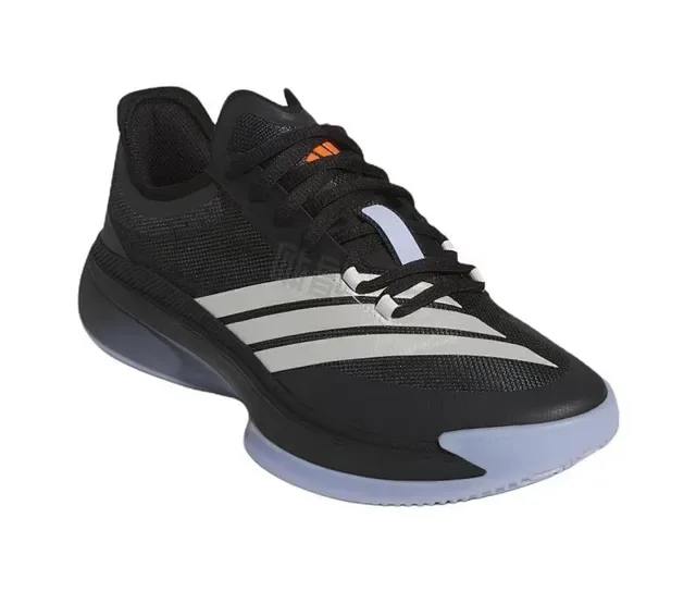 Adidas Court Silhouette काला चांदी नारंगी जीवनशैली स्निकर्स 2