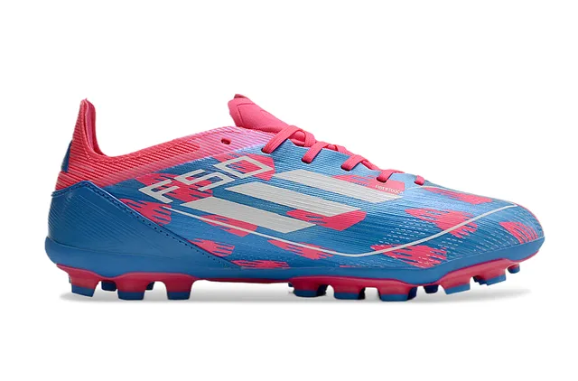 Adidas F50 Zapatillas de fútbol de corte bajo upper sintético studs cónicos moldados superficie firme 7