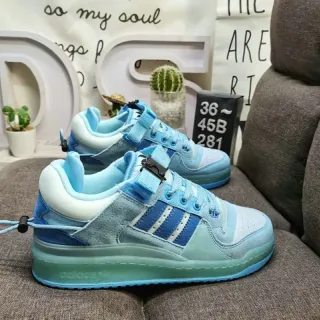 Adidas Forum Low Chunky Translucent Blue حذاء أسلوب حياة