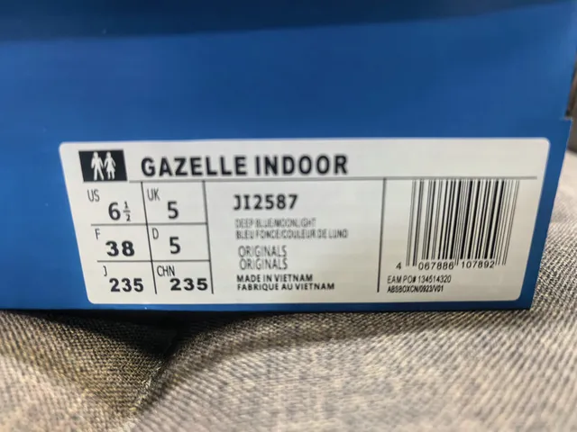 Adidas Gazelle Navy et Mint Chaussures Lifestyle en Daim 2