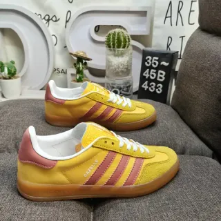 Adidas Gazelle أصفر و وردي حذاء رياضي أسلوب حياة