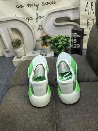 Adidas أخضر أبيض كيت أب علوي ميدسول رغوة مصممة حذاء رياضي 8