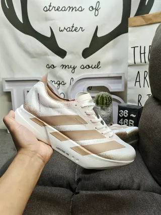 Adidas Lightstrike Pro White and Beige Running Shoes 5