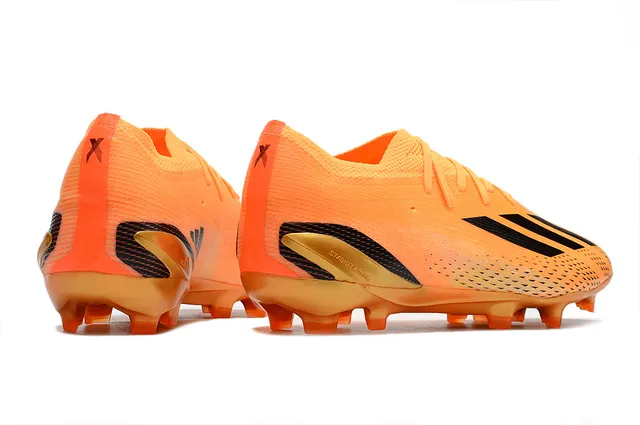 Adidas Naranja Dorado Upper de Knit Engineered Plataforma Translucida Tierra Firme Zapatos de Fútbol 5