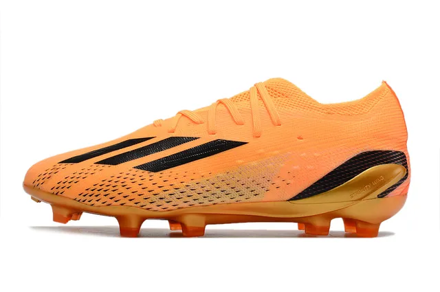 Adidas Naranja Dorado Upper de Knit Engineered Plataforma Translucida Tierra Firme Zapatos de Fútbol 7