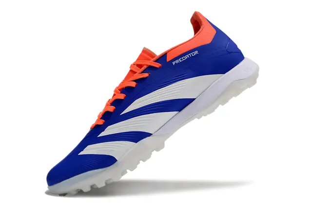 Adidas Predator Turf নীল কমলা সাদা টার্ফ ফুটবল জুতো 3