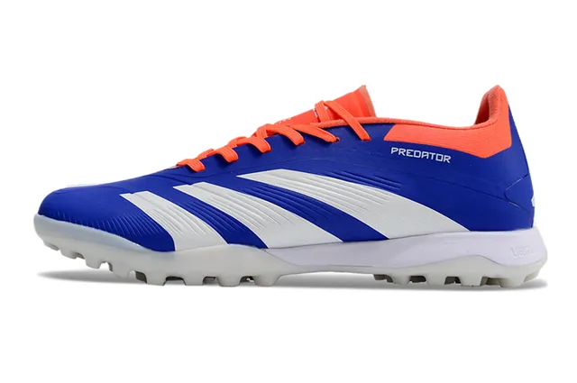 Adidas Predator Turf নীল কমলা সাদা টার্ফ ফুটবল জুতো 6