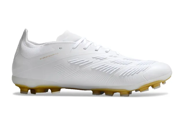 Adidas Predator Blanc et Or Firm-Ground Chaussures de Football 7
