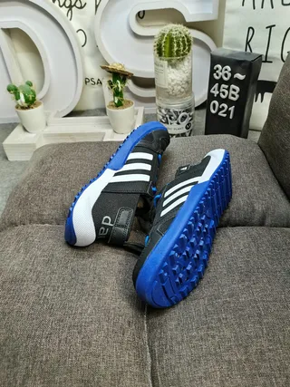 Adidas Tênis Lifestyle de Malha Vermelho e Cinza Low-Top 6