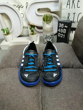 Adidas Tênis Lifestyle de Malha Vermelho e Cinza Low-Top 10