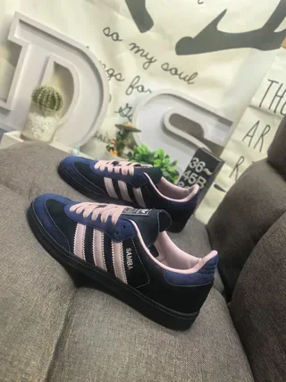 Adidas Samba Navy et Pink Lifestyle sneakers 7